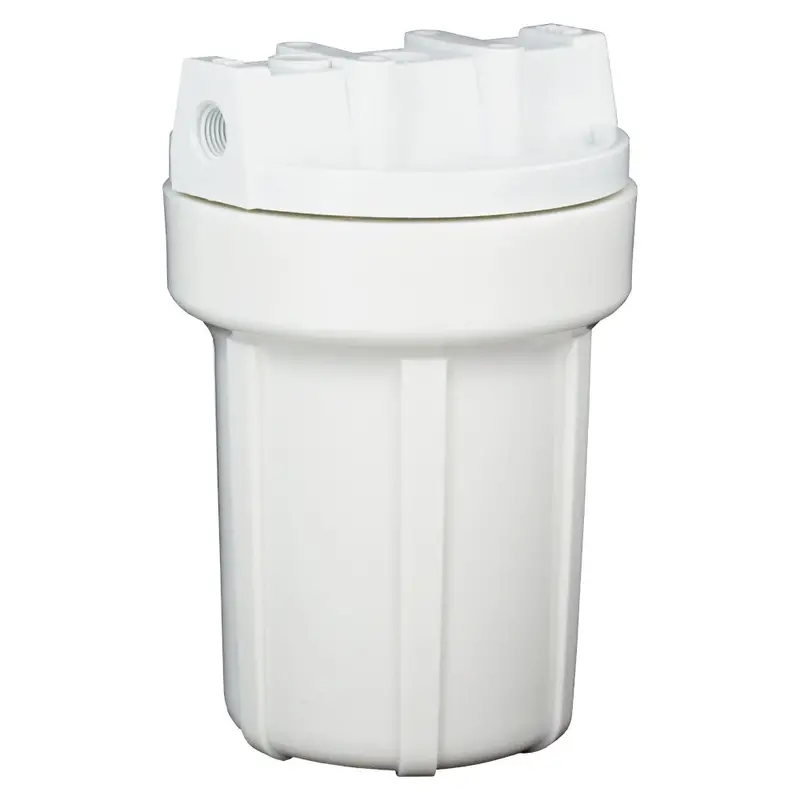 Watts Fh500Ww14 5" White Filter Housing — 1/4" Sump, No Pressure Relief, 1/4" Fpt 1