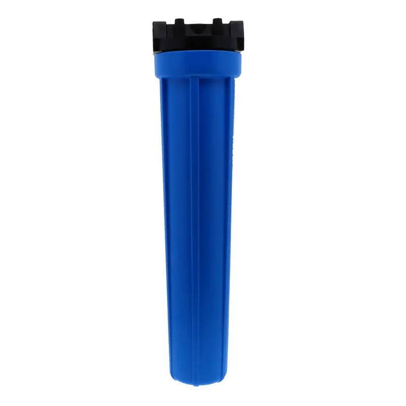 Watts Fh8000Bl34 20-Inch Standard Filter Housing – Black/Blue, No Pressure Relief, 3/4" Fpt 1