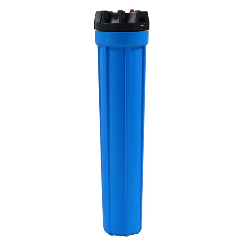 Watts Fh8000Bl34Pr 20-Inch Standard Filter Housing – Black/Blue With Pressure Relief, 3/4" Fpt 1
