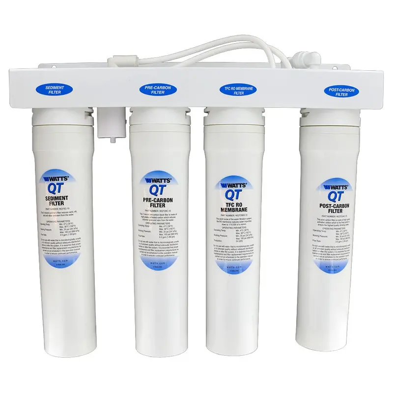 Watts Wqt4Ro11-50X Ro Manifold Kit – Includes Pre-Filters & 50 Gpd Membrane 1