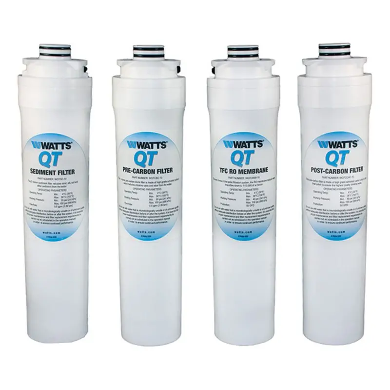 Watts Wqt4Ro11 Quick-Twist Ro Replacement Kit — Includes 50 Gpd Tfc Membrane And Pre/Post Filters 1