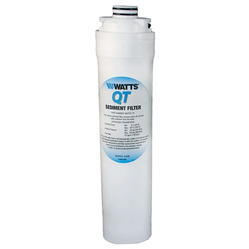 Watts Wqtsc-10 Qt Quick-Twist Sediment Prefilter – 10-Micron Replacement Cartridge 1