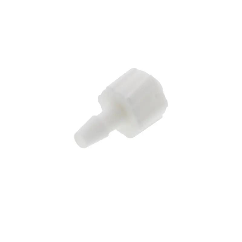White Nylon Male Luer Fitting – 1/8" Hose Barb 1