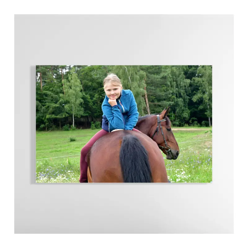 Wide-Angle Horizontal Glass Photo Print From Your Image 1