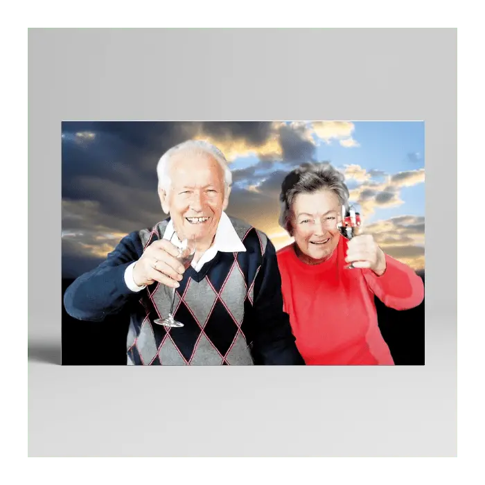 Wide Canvas Wall Decor Printed From Your Personal Image 1