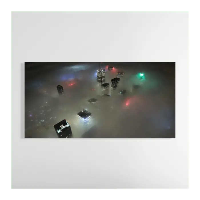 Wide Panoramic Glass Print Customized From Your Photo 1