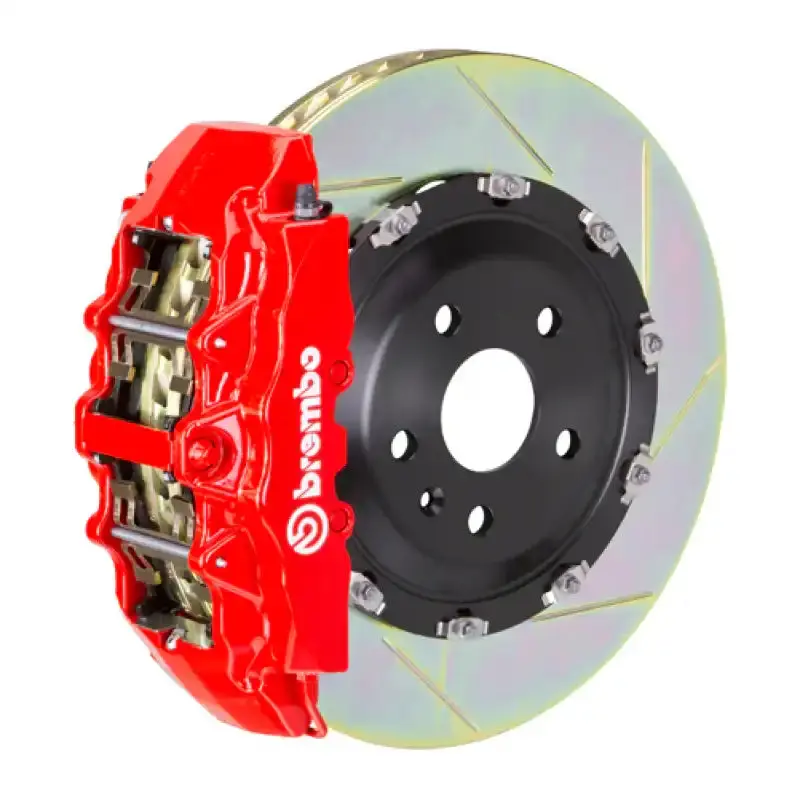 Brembo Gt Big Brake Kit For Bmw M5/M6 (2006–2010) – 380X34Mm Slotted Two-Piece Rotors & 6-Piston Calipers (Red Finish) 1