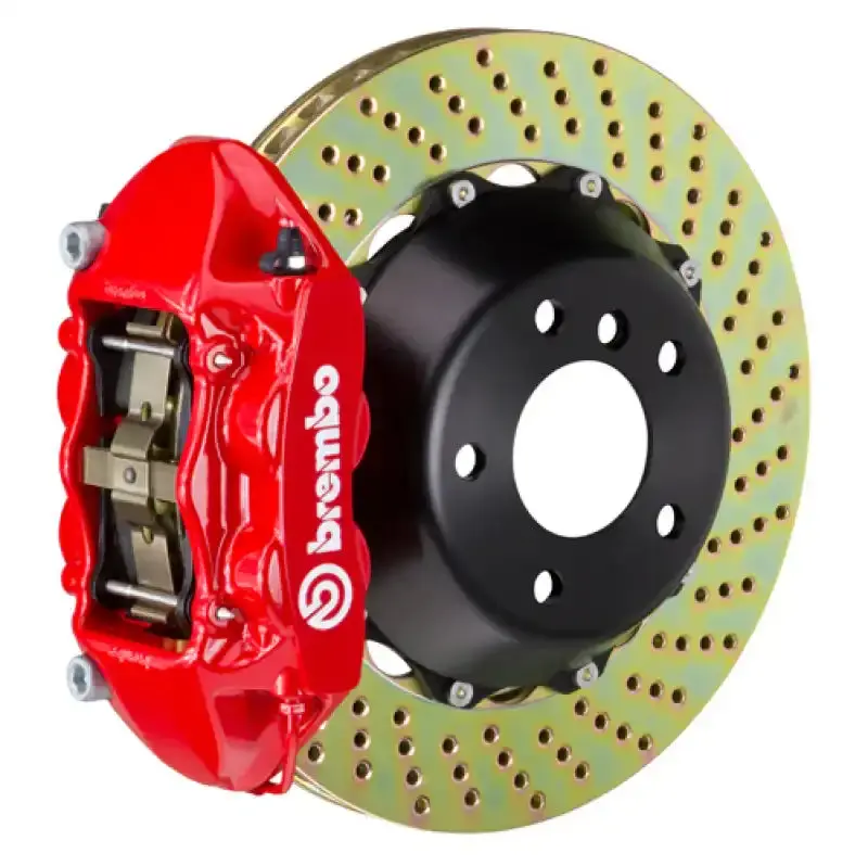 Brembo Gt Big Brake Kit – Rear Drilled Rotors (380X28Mm) & 4-Piston Calipers For Maserati Quattroporte & Granturismo 1