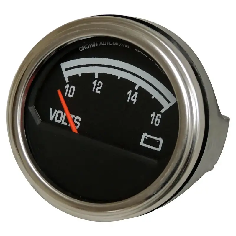 Crown Automotive Voltmeter Gauge J8126659 – Replacement For 1976–1986 Jeep Cj-5/Cj-7/Cj-8 1