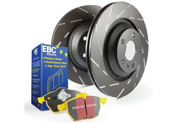 Ebc S9Kf1237 Slotted Brake Rotors With Noise-Reducing Narrow Slot Design 1
