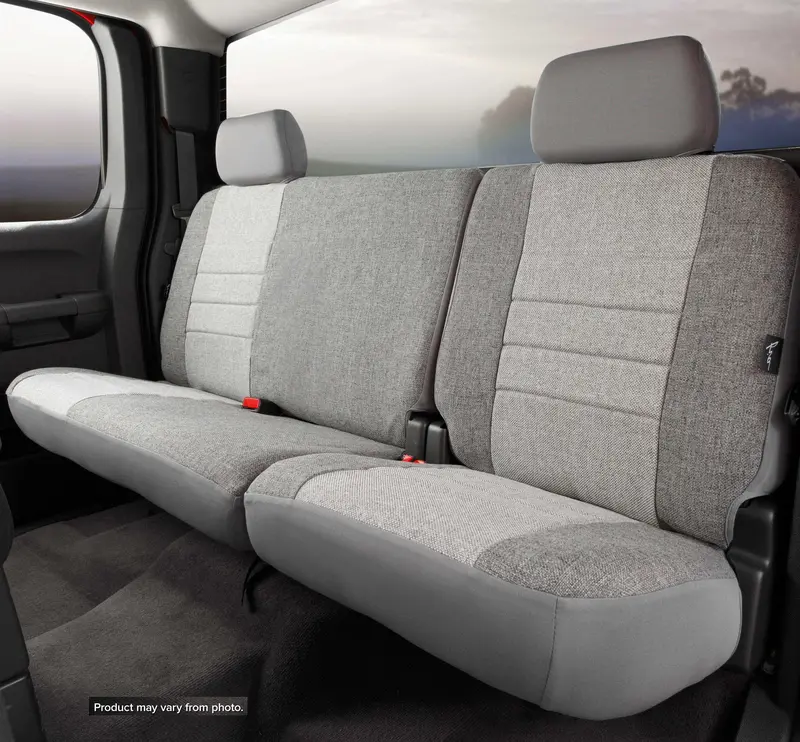 Fia Oe30 Series Custom Rear Seat Cover – Gray Tweed Fit For Select Vehicle Models 1