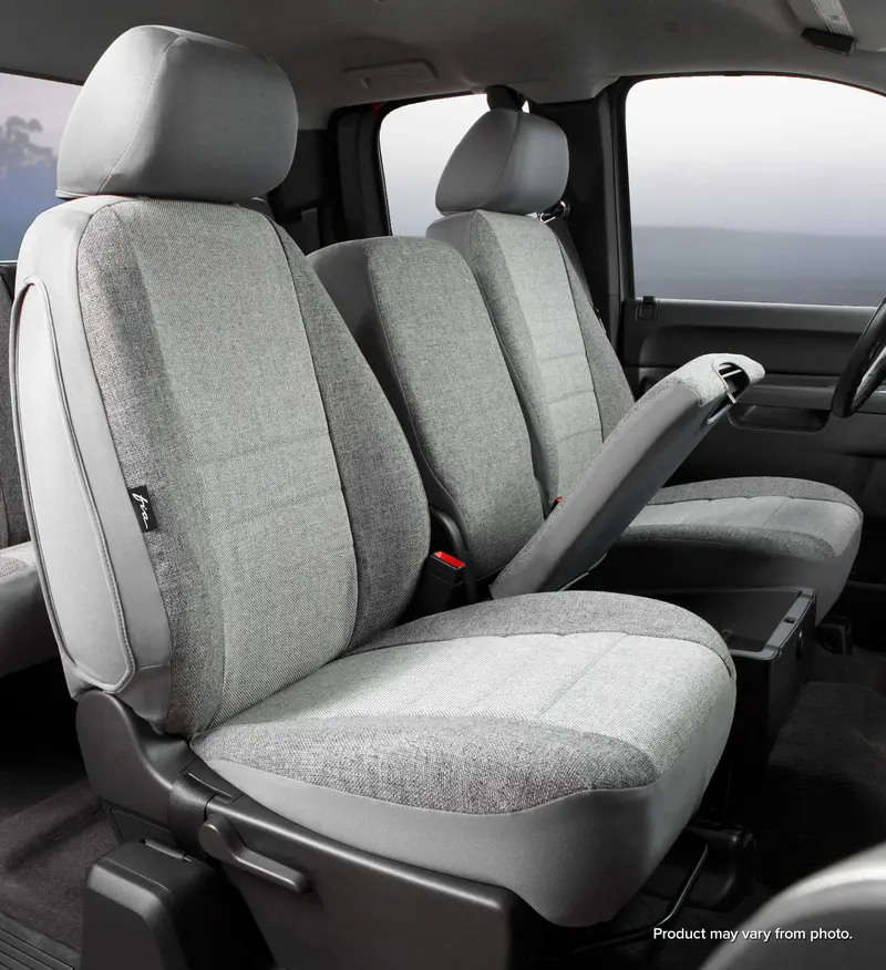 Fia Oe30 Series Gray Tweed Front Seat Covers – Custom-Fit Oe37-36 Protection For Vehicle Interiors 1