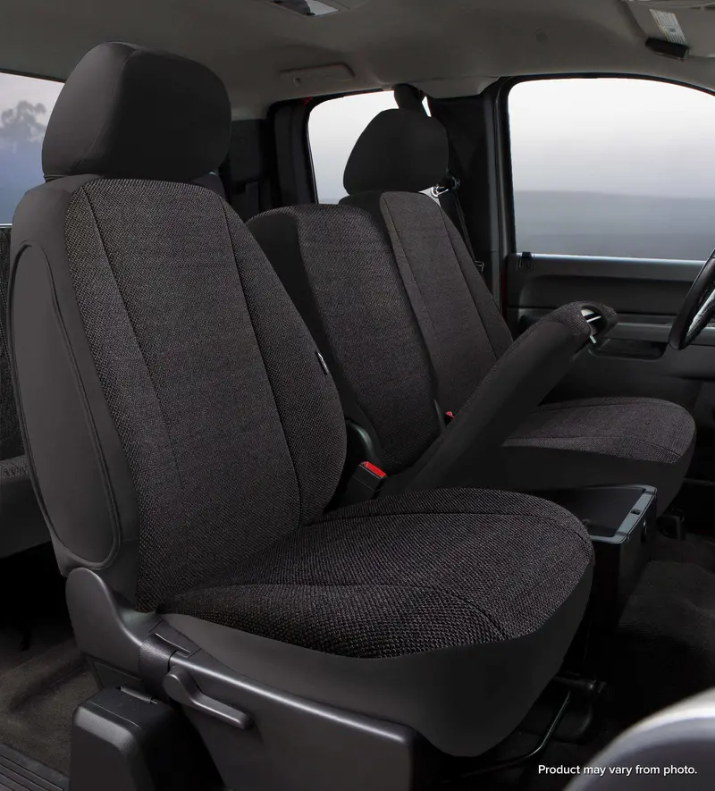 Fia Trs48-37 Black Custom-Fit Front Seat Covers For Jeep Wrangler – Tr40 Series Saddleblanket Style 1