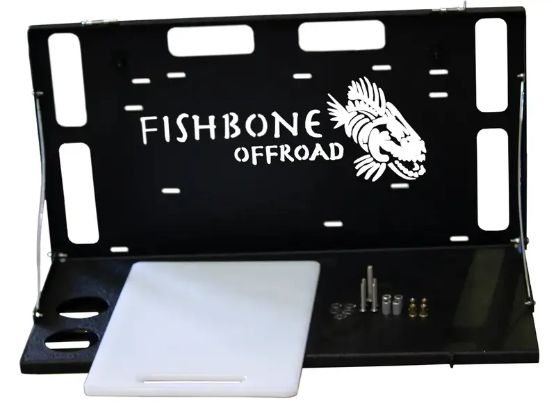 Fishbone Offroad Fb21358 Folding Tailgate Table – Compatible With 6Th-Gen Ford Bronco, Jeep Wrangler Jl (2018+), And Jk (2007–2018) 1