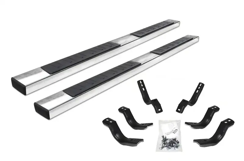 Go Rhino Oe Xtreme Ii Stainless Steel Side Steps – 6-Piece Kit With Mounting Brackets (Crew Max Only) 1