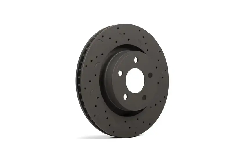 Hawk Talon Cross-Drilled & Slotted Brake Rotors – High-Performance Replacement For Disc Braking Systems 1