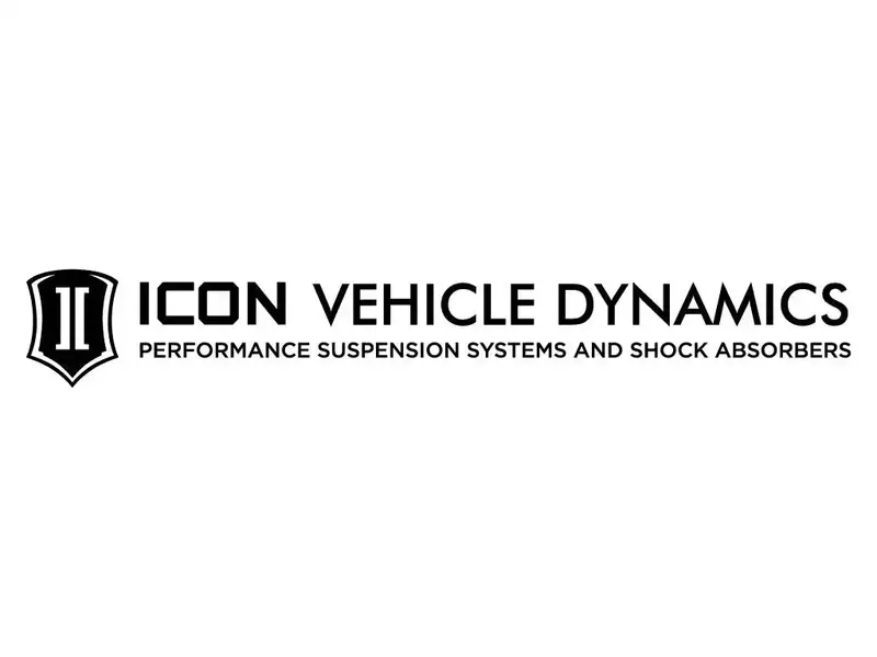 Icon Vehicle Dynamics Black Tagline Sticker – 25" X 25" Frdk_Sticker-Tagline 1