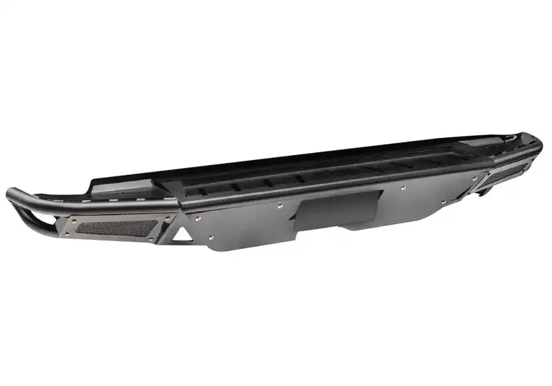 N-Fab T07Rbs-H Gloss Black Rear Bumper For 2007–2013 Toyota Tundra (Factory Hitch Compatible) 1