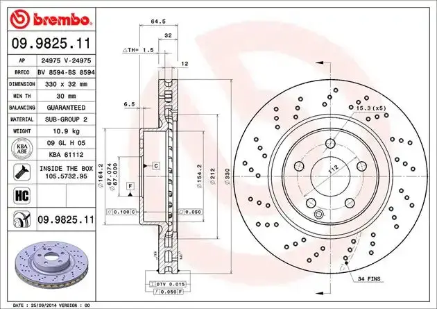 Oem-Style Vented Disc Brake Rotor – Precision-Machined For Balanced Stopping Power 1