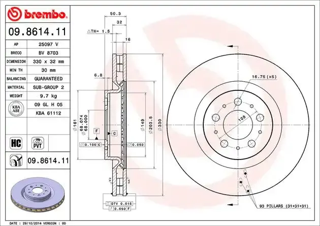 Precision-Machined Brake Rotor – Oem-Compatible Disc For Consistent Stopping Power 1
