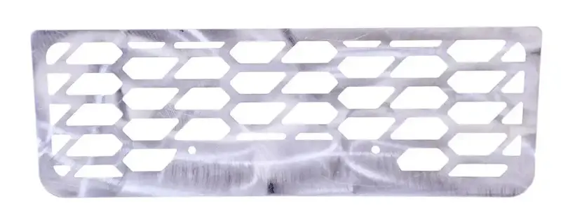 Putco 82166 Hex Shield Grille Insert; Polished; 1