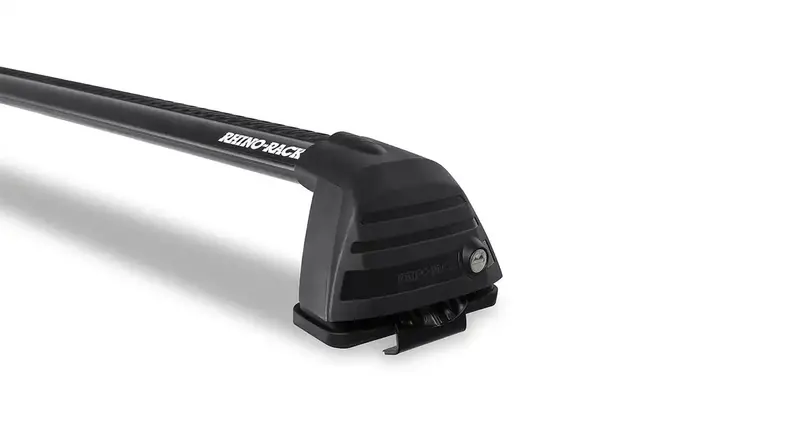 Rhino-Rack Rv0465B Vortex Roc25 Roof Rack – Flush-Mount, Black Dual-Bar System 1
