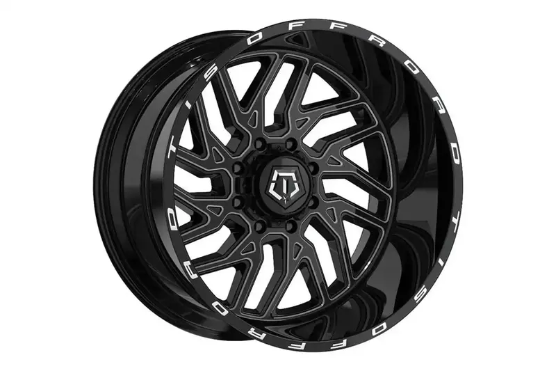 Rough Country 544Bm-2800535 Series Tis Alloy Wheel – Matte Black Finish 1
