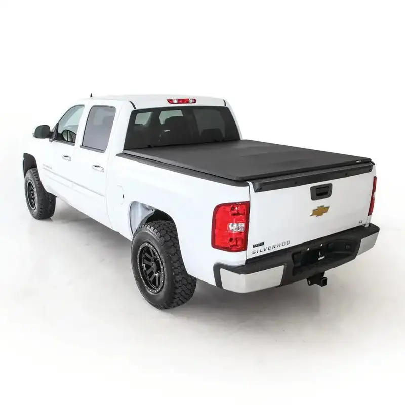 Smittybilt 2610039 Soft Roll-Up Tonneau Cover – Secure Truck Bed Protection 1