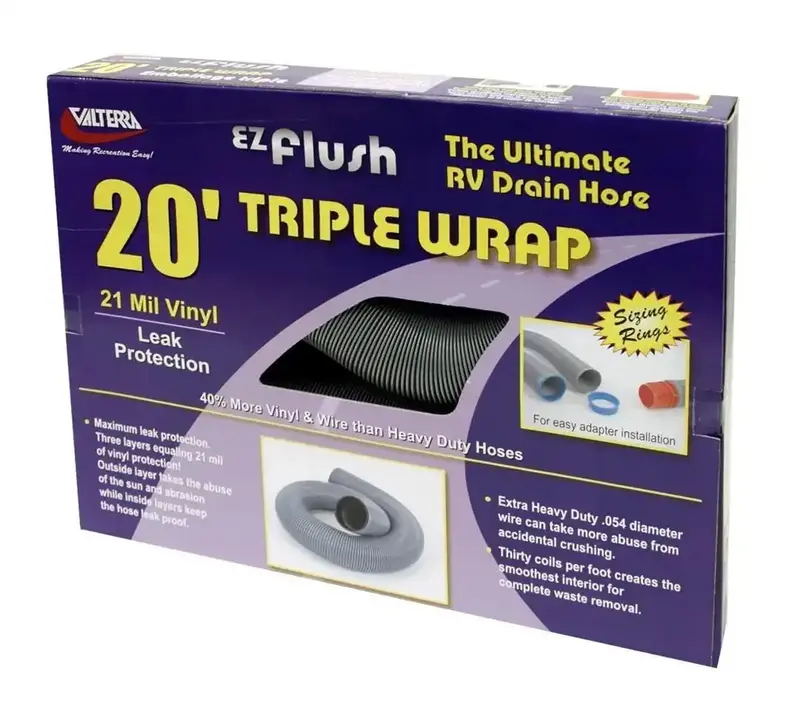 Triple-Wrapped Drain Hose – 20-Foot Flexible, Kink-Resistant Tubing For Plumbing Applications 1
