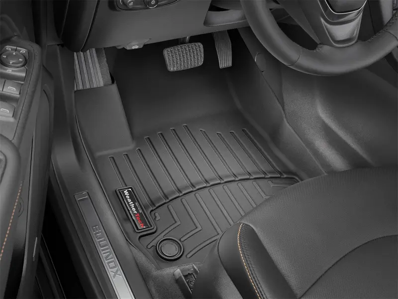 Weathertech 4417111 Digitalfit Floorliner – Precision-Cut Black Front Interior Liners 1